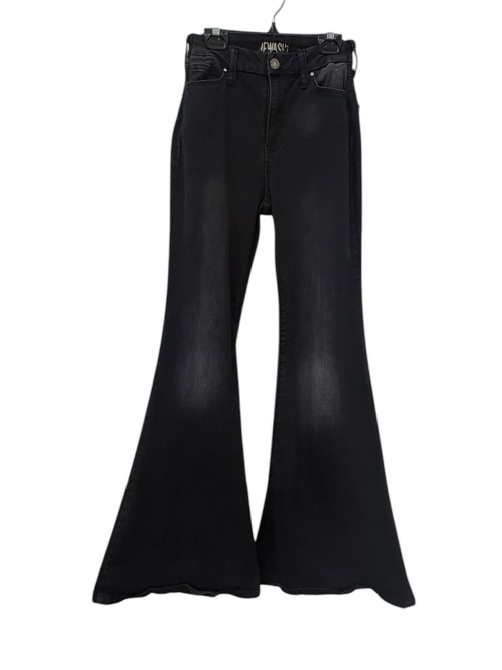 Rewash Brand Black Jeans size 1 25  Black Flared Stretch